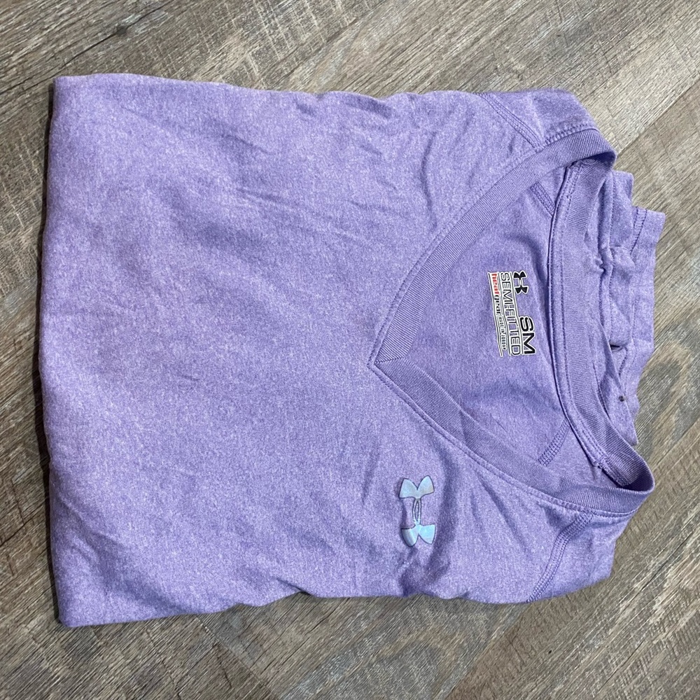 Purple Under Armour Tee